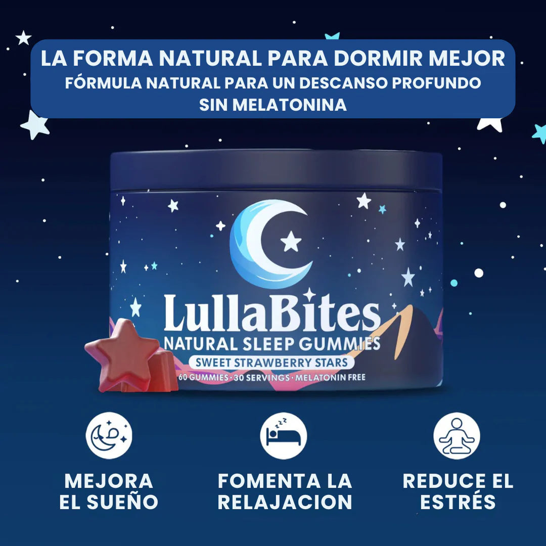LullaBites® Gomitas Naturales para Dormir