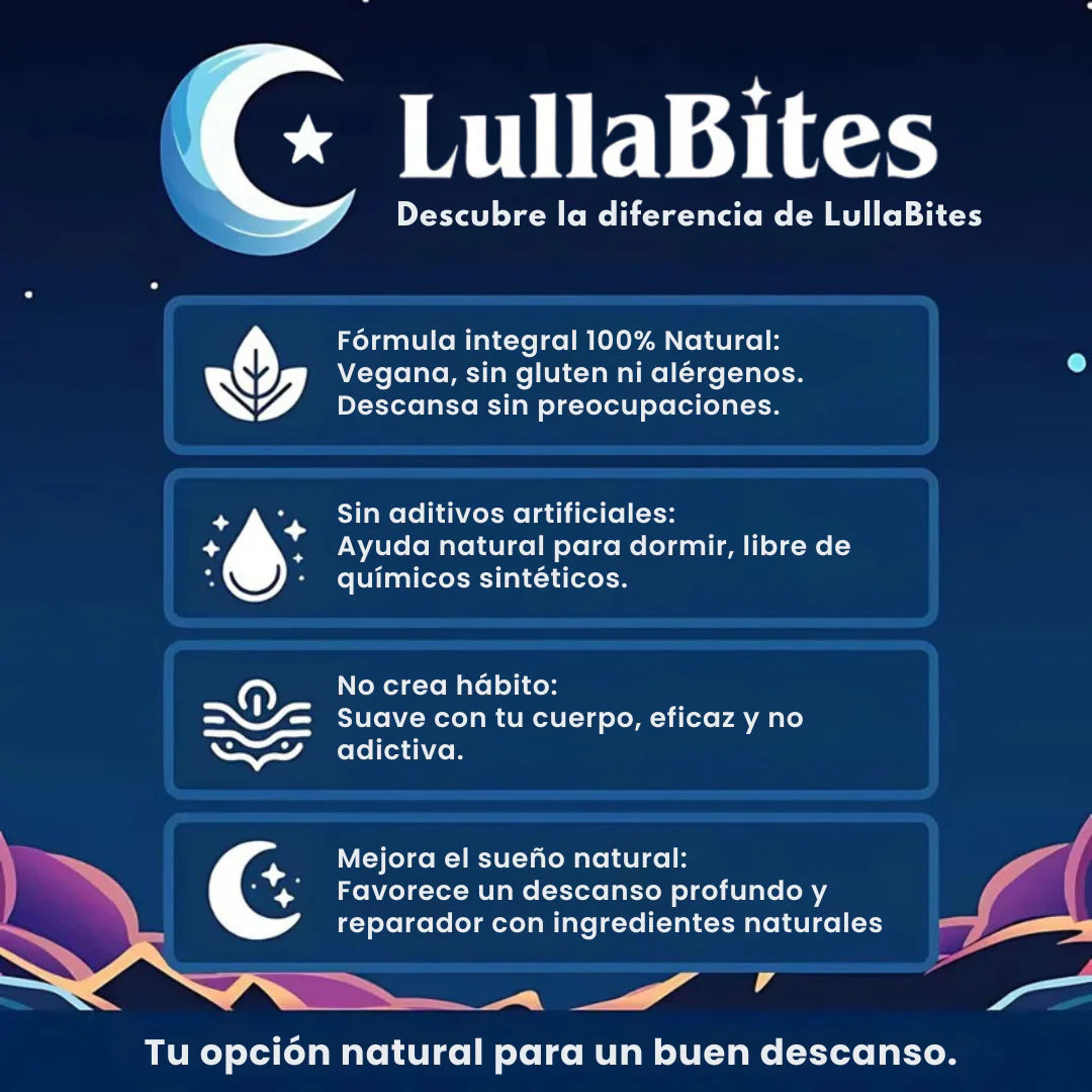 LullaBites® Gomitas Naturales para Dormir